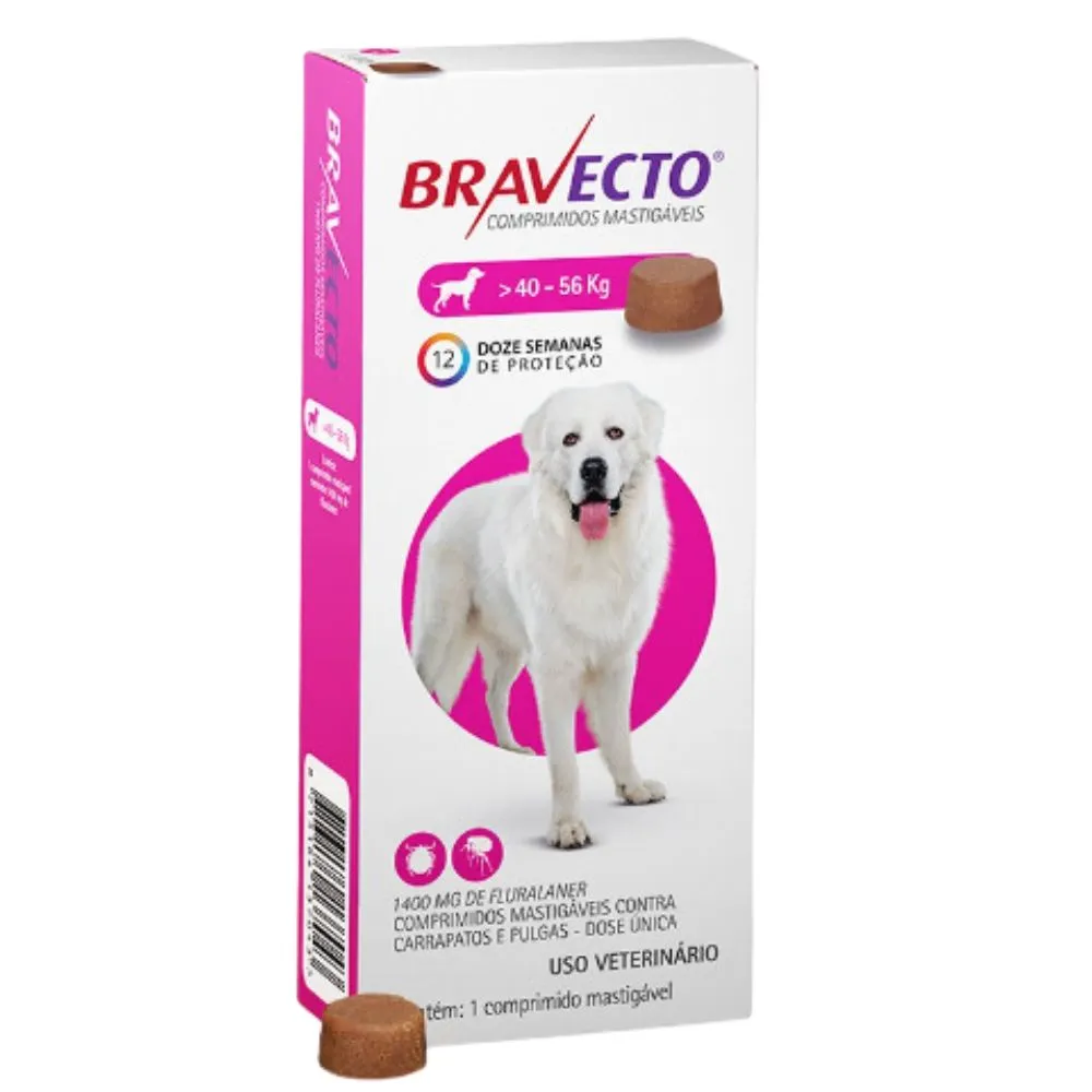 Bravecto antipulgas comprimido para cães