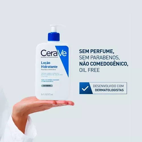 Loção hidratante Com Ácido Hialurônico 473ml Cerave