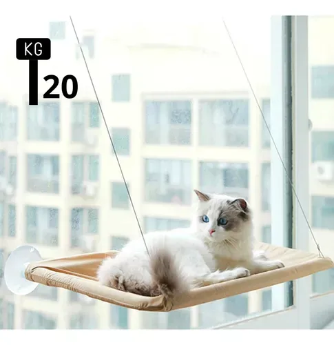 cama para gato suspensa de janela