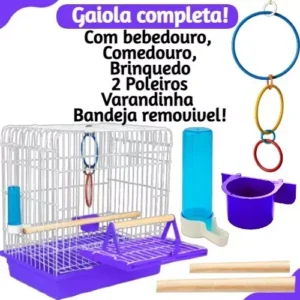 Gaiola para calopsita: qual escolher e deixar seu pet feliz da vida?