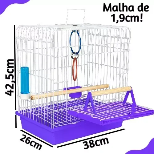 gaiola para calopsita