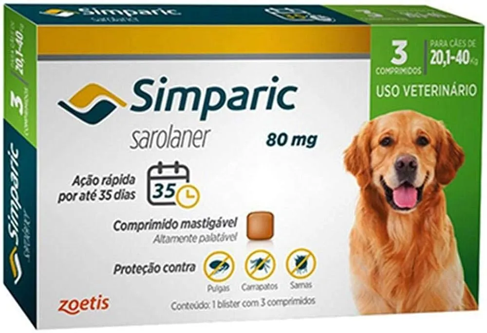 Simparic para cães funciona