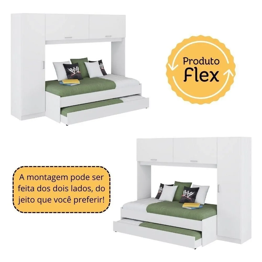 Bicama com Guarda-Roupa
