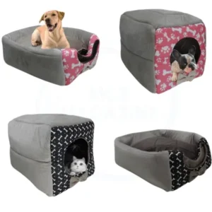 Cama Toca Iglu 3 em 1 Pet: O Cantinho Perfeito do seu PET 🐶🐱