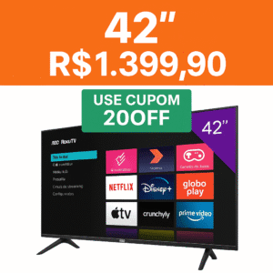 Smart TV AOC 42: A TV TOP Com Preço Que Cabe no Bolso! 📺