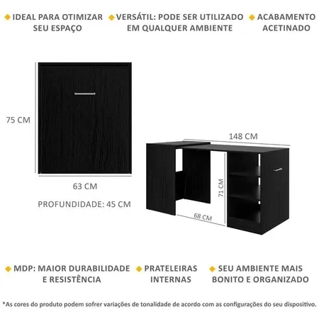 Escrivaninha Mesa Dobrável