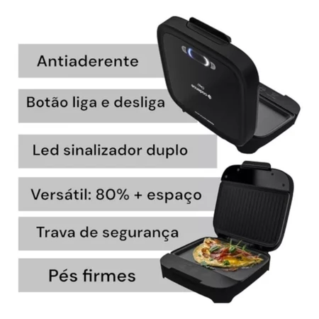 sanduicheira grill click promoção