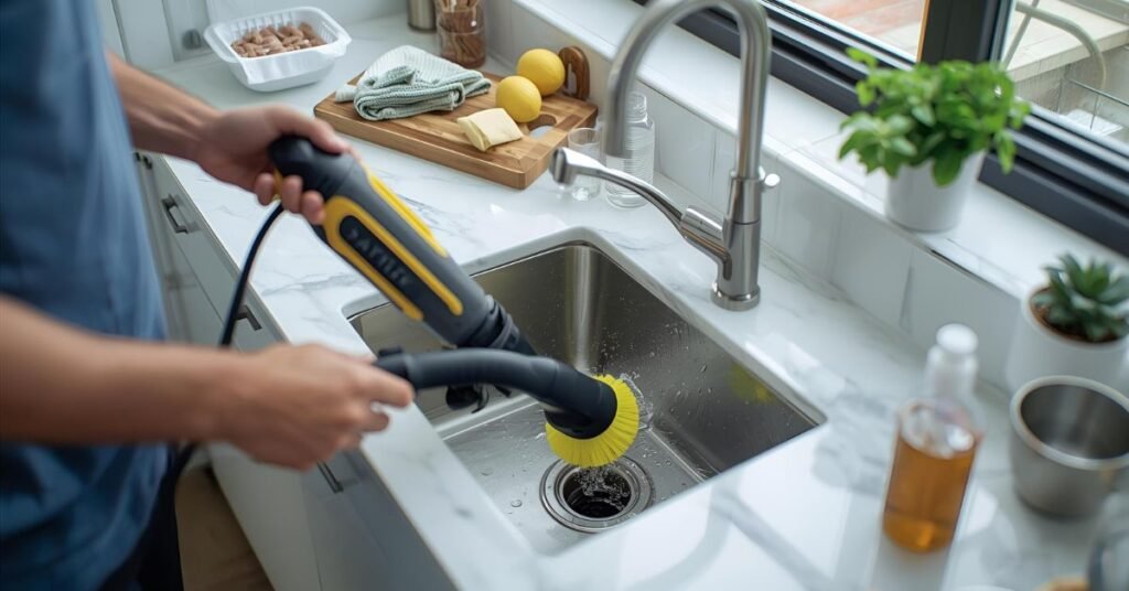 escova de limpeza elétrica