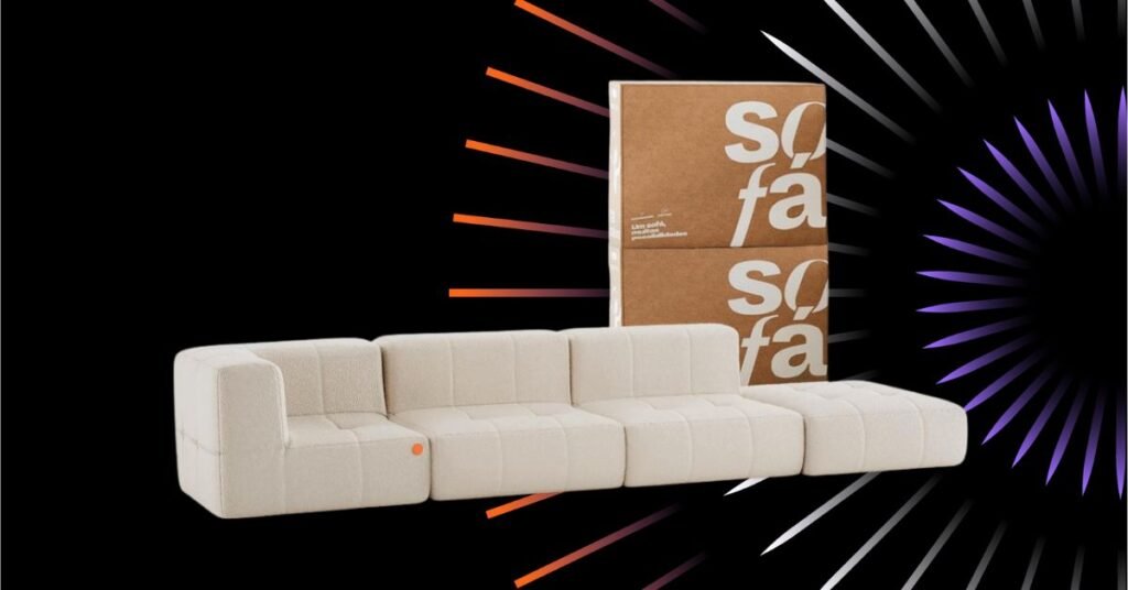sofa na caixa é bom