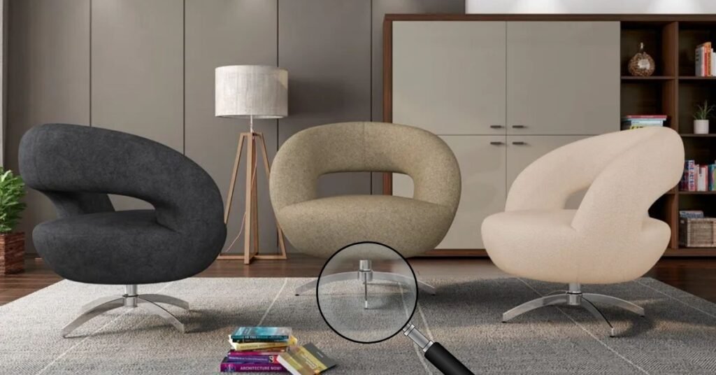 Poltrona Giratória Para Sala