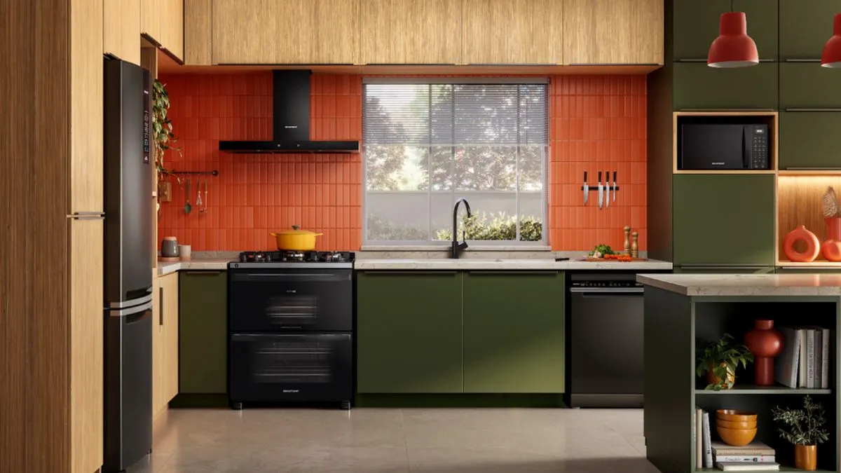 fogão com air fryer brastemp