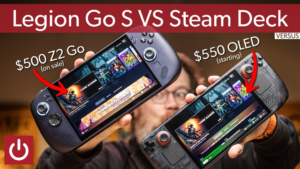 Steam Deck OLED ou Lenovo Legion Go S? Comparativo revela pontos fortes de cada portátil