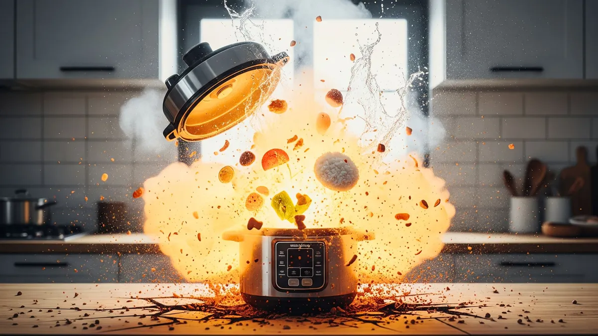 Panela de pressão elétrica: entenda riscos e evite explosões em casa - Imagem do artigo