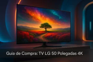 Guia rápido: 5 TVs LG 50” 4K dominam o mercado em 2025