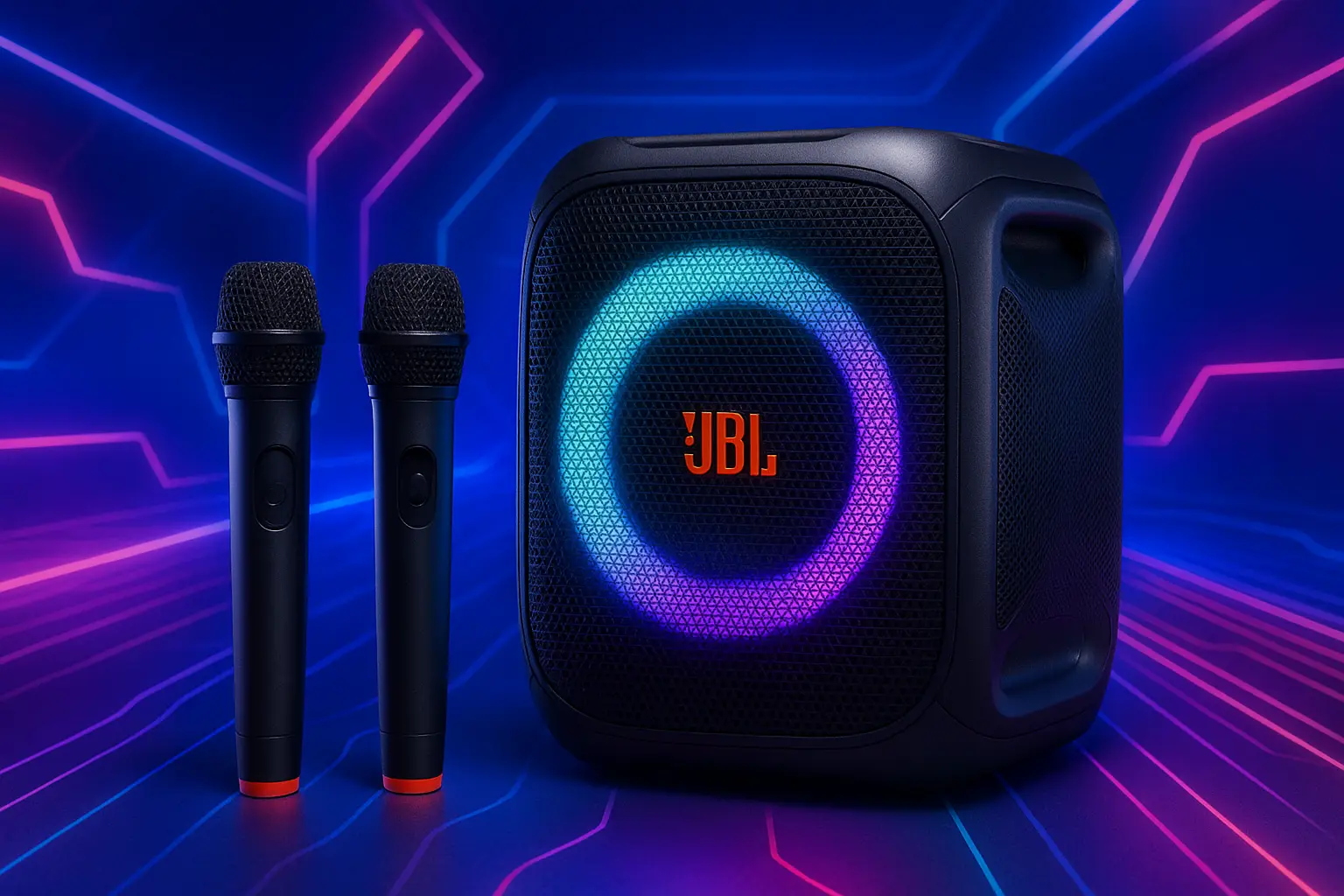 JBL PartyBox Encore entrega som de 100 W e dois microfones por valor competitivo - Imagem do artigo