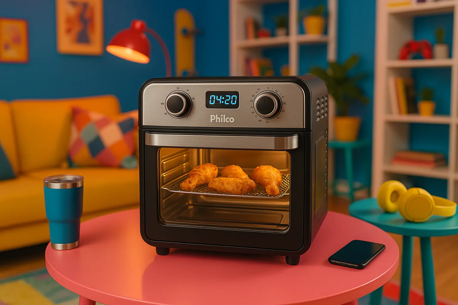 Air fryer oven moderna chega por até R$ 729 e reúne funções de forno e fritadeira - Imagem do artigo