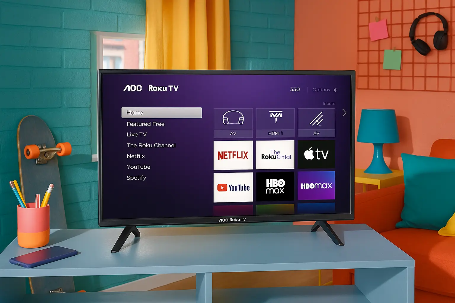 Seis smart TVs AOC Roku reúnem design premium e preço que cabe no bolso - Imagem do artigo