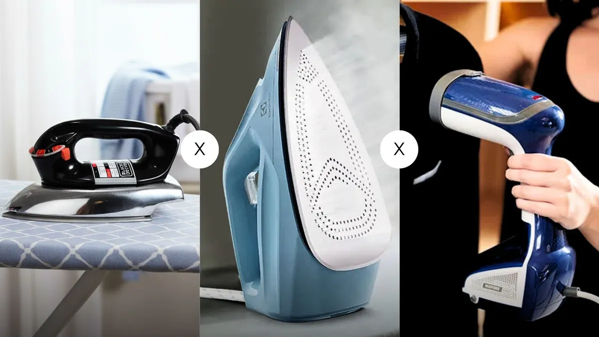 Ferro comum, a vapor ou vaporizador: descubra qual rende mais, gasta menos e evita amassados - Imagem do artigo