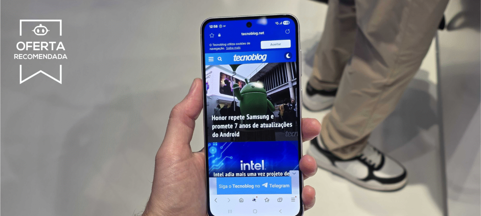 Galaxy A56 5G despenca de preço e vira destaque com tela de 120 Hz e 8 GB de RAM - Imagem do artigo