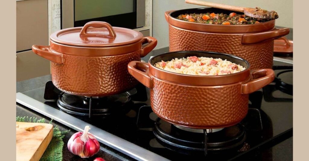 panela com revestimento cerâmico