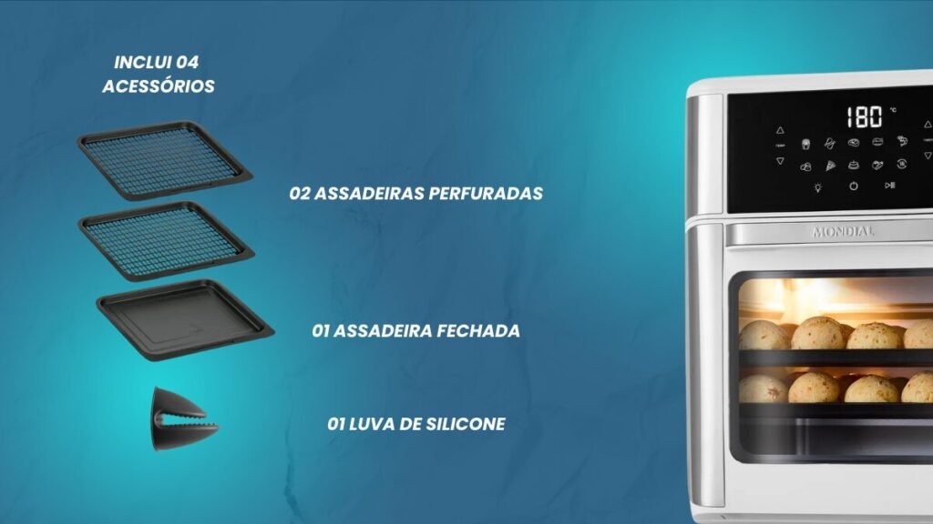 Air Fryer Forno 12L Mondial: descubra se o modelo realmente substitui o forno tradicional - Imagem do artigo