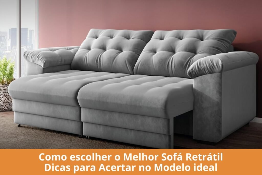 Sofá Retrátil: guia completo para escolher o modelo ideal sem erro - Imagem do artigo