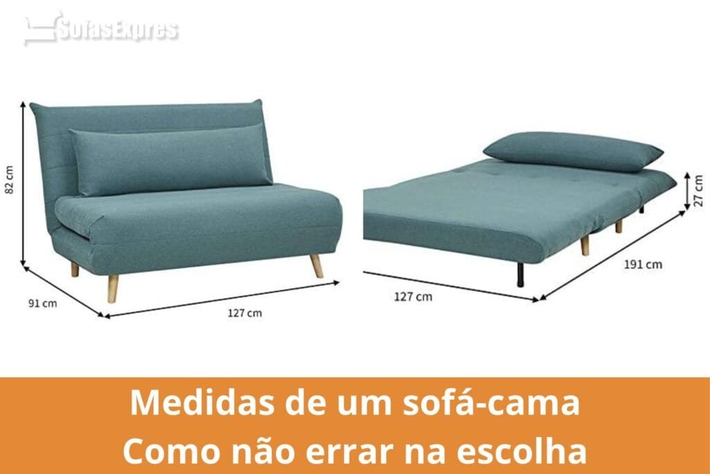 Sofá-cama nas medidas certas: descubra como evitar erros na compra - Imagem do artigo