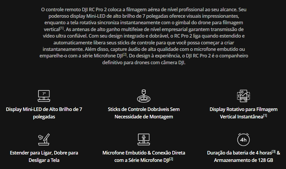 DJI RC Pro 2 ganha tela mini-LED articulável e leva alcance de 30 km aos drones da marca - Imagem do artigo original