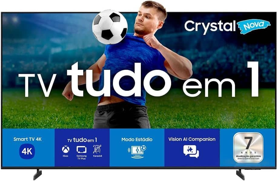 Samsung TV 70″ Crystal UHD despenca de preço e entrega 4K, Alexa e jogos em nuvem - Imagem do artigo