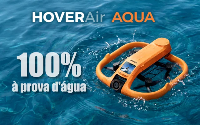 Drone HOVERAir AQUA permite decolagem na água e grava 4K a 100 fps