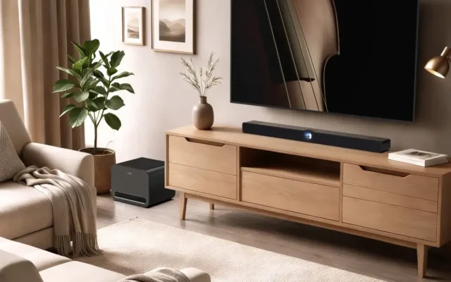 WiiM Bar revoluciona soundbars ao unir Dolby Atmos, tela touch e integração multiroom