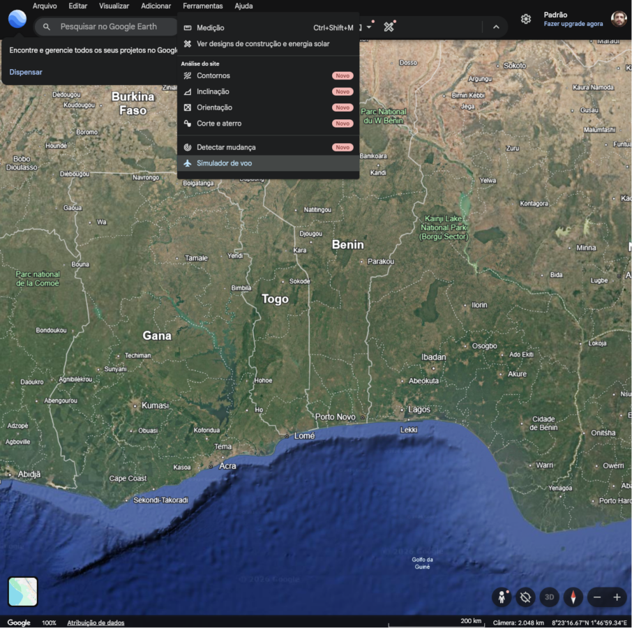 Google Earth libera simulador de voo online: vale a pena testar? - Imagem do artigo original