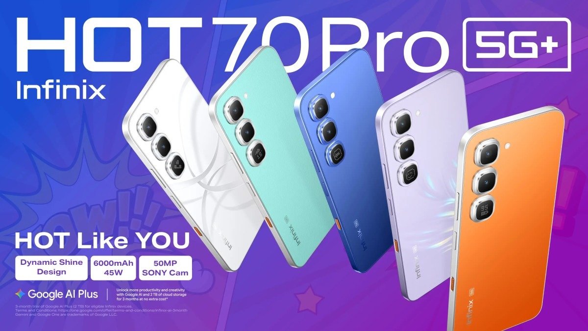 Infinix Hot 70 Pro recebe acabamento que muda de cor e tela de 144 Hz: vale o investimento? - Imagem do artigo original