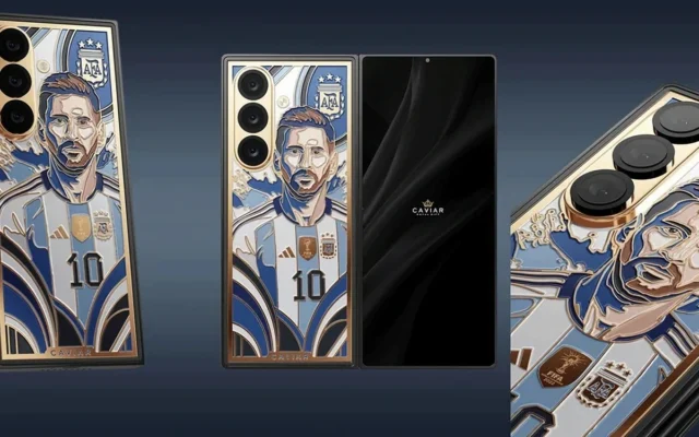 Galaxy Z Fold 8 Ultra Messi Edition: luxo em 24 K e só 19 unidades para o mundo