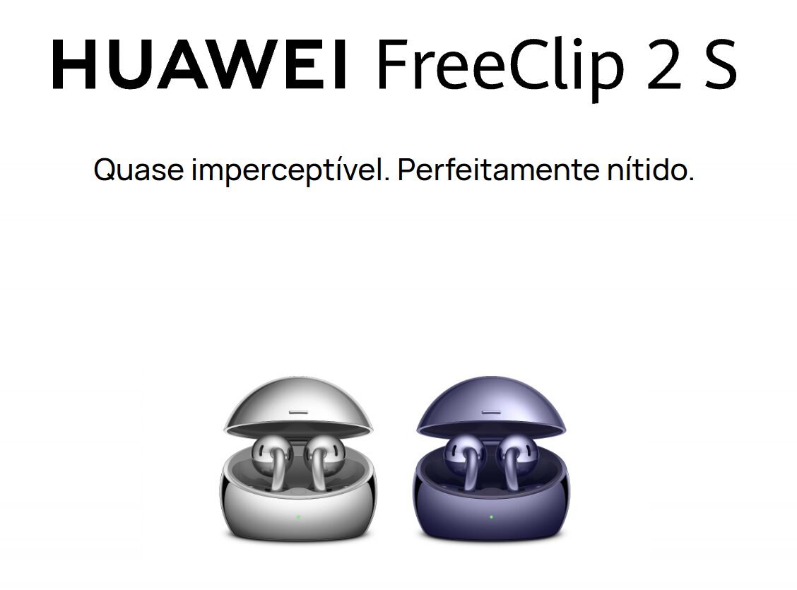 Huawei FreeClip 2 S chega ao Brasil: o que muda no open-ear de nova geração - Imagem do artigo original