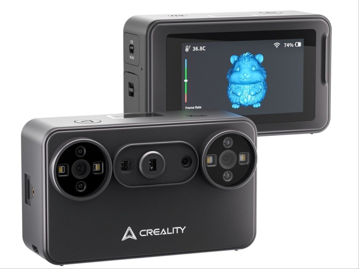 Creality Pika combina laser azul e IA para escanear objetos com 0,03 mm de precisão - Imagem do artigo original