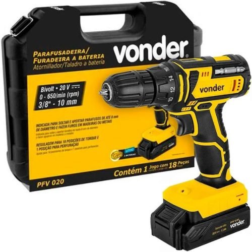 Furadeira Parafusadeira Vonder : Versatilidade e Desempenho impressionate!