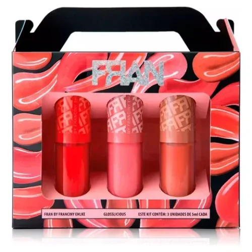 Kit Fran Glosslicious em Promoção Relâmpago 💋❤️