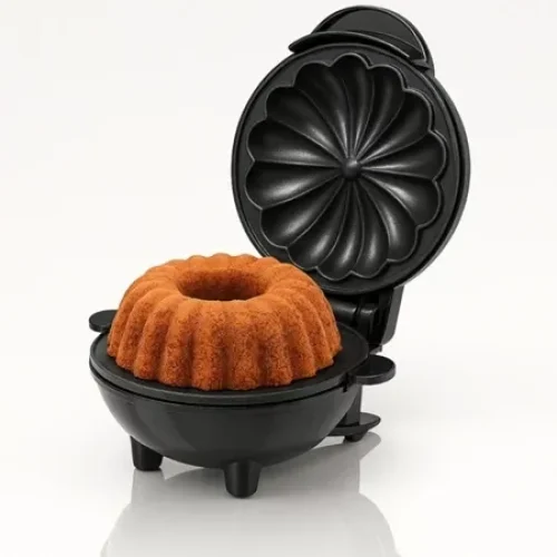 Mini Máquina de Assar Bolo: Bolinho rápido e sem bagunça! 🍰