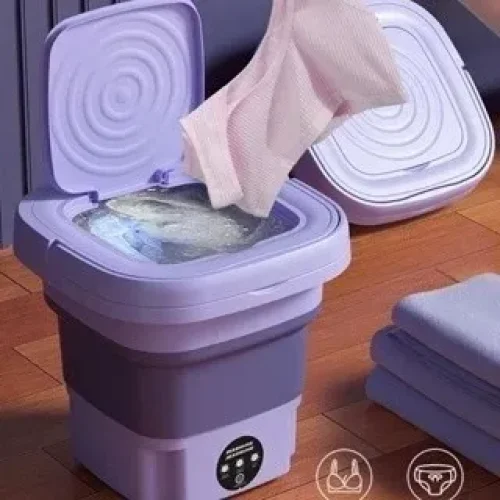 Mini Máquina de Lavar Roupas que Viralizou: Funciona Mesmo!🌀