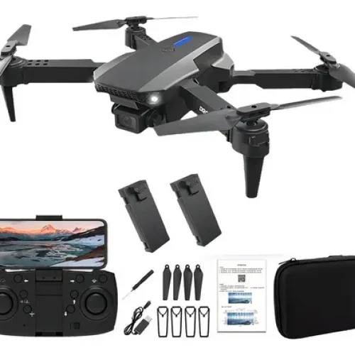 Mini Drone LSRC LS-E88 com Câmera HD: (10% OFF) no ML 🚁