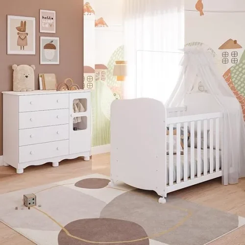 Quarto De Bebê Completo Uli Peroba com 26% OFF na Amazon!