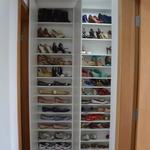 Sapateira Vertical Estreita, Adeus bagunça!