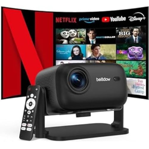 Projetor 4K Bettdow chega a R$1.395 e libera Netflix sem Fire Stick