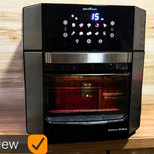 Air Fryer Britânia BAF16A revoluciona fritura e assados com 16 L de capacidade