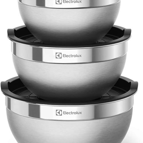 Tigelas de Inox Electrolux ganham tampas mais seguras e viram curinga na cozinha