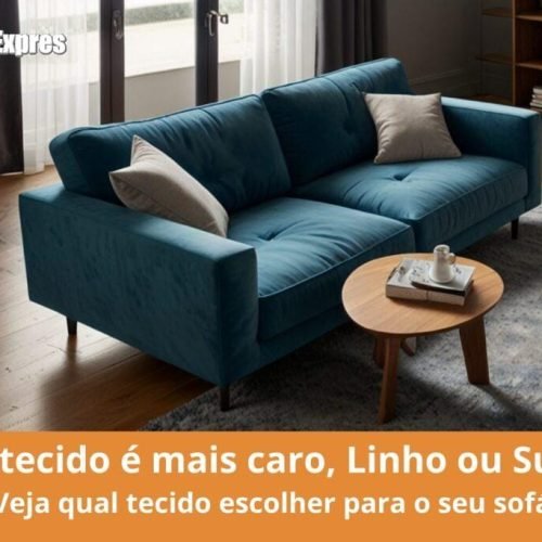 Linho ou Suede? Descubra qual tecido realmente vale o investimento no seu próximo sofá