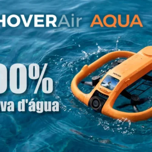 Drone HOVERAir AQUA permite decolagem na água e grava 4K a 100 fps