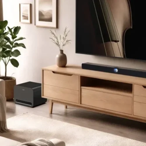 WiiM Bar revoluciona soundbars ao unir Dolby Atmos, tela touch e integração multiroom