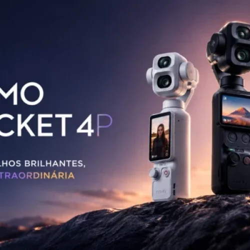 DJI Pocket 4P estreia com dupla lente e 17 stops para elevar vídeos de bolso